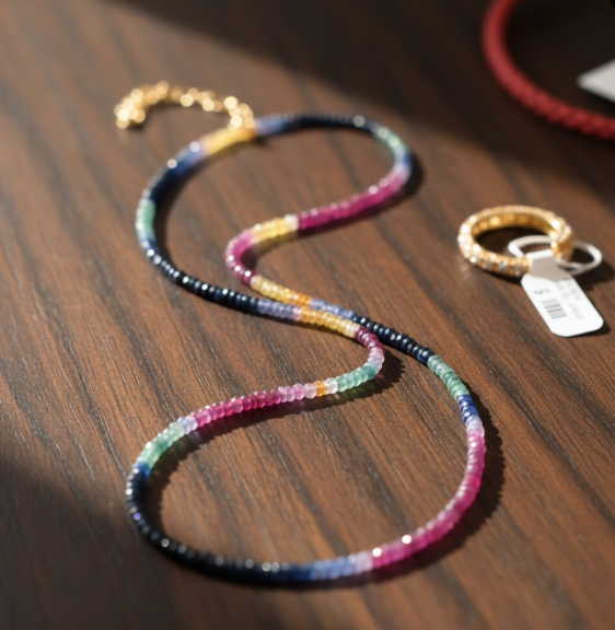 Multi-Sapphire Necklace