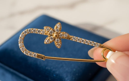 Diamond Safety Pin